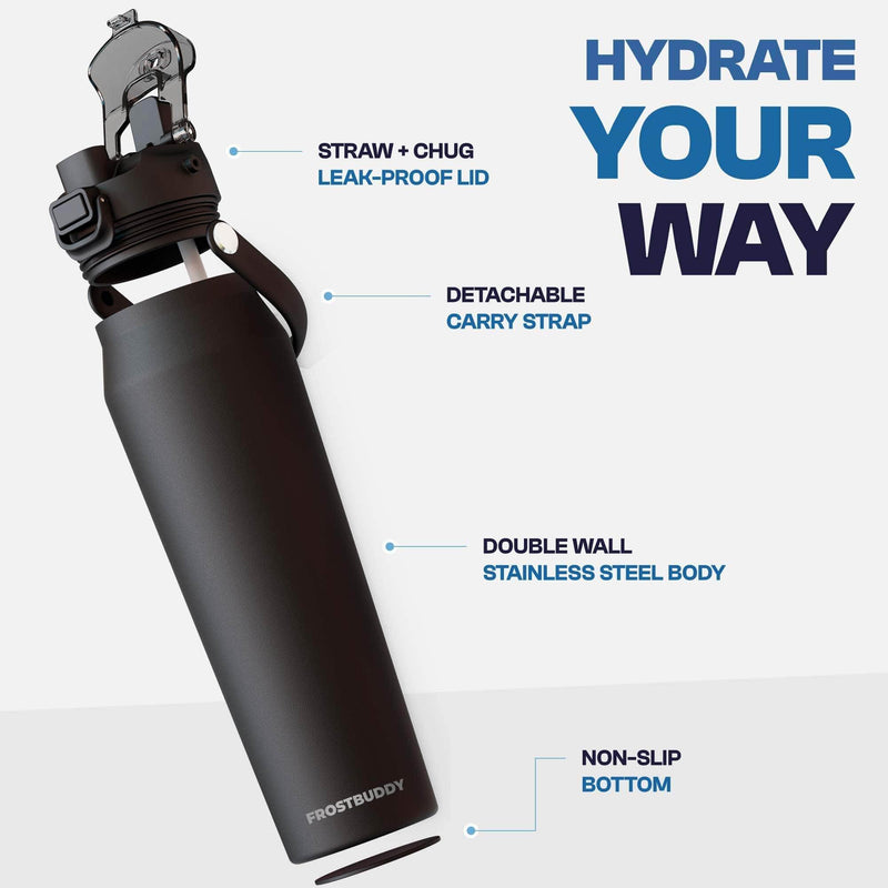 Bottle 24oz Steel Scoop